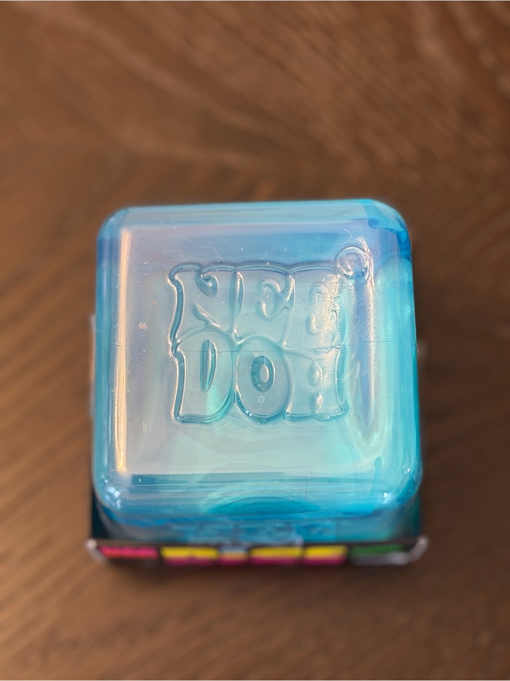 Schylling NeeDoh Nice Berg Blue Stress Fidget Squishy Toy